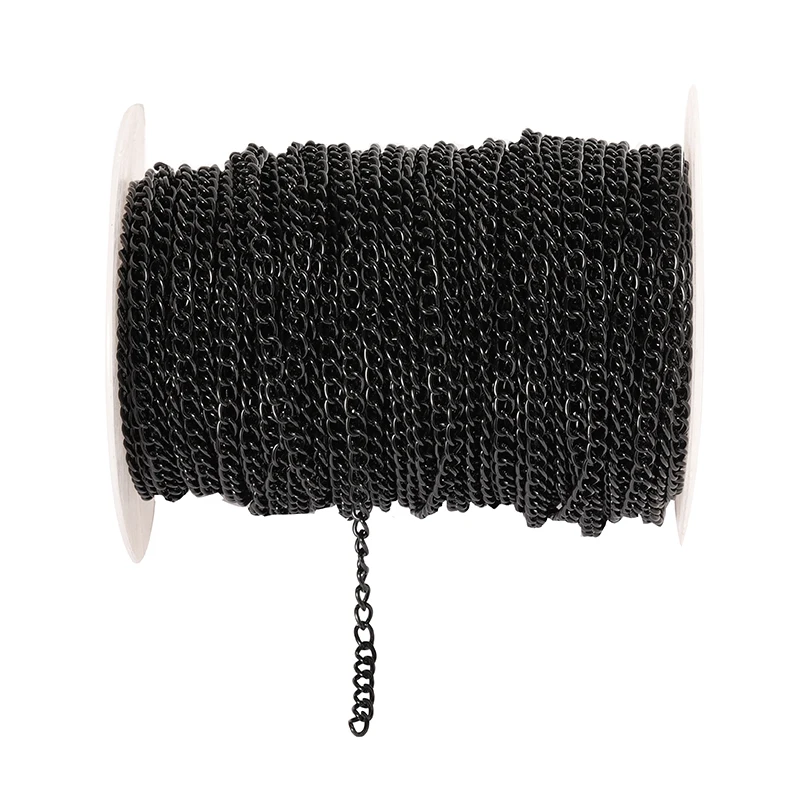 2 meter platte 2,5/3,5/4,5 mm verlenging dunne ketting metalen ketting DIY ketting lichaamsketting sieraden maken kettingaccessoires - afbeelding 1