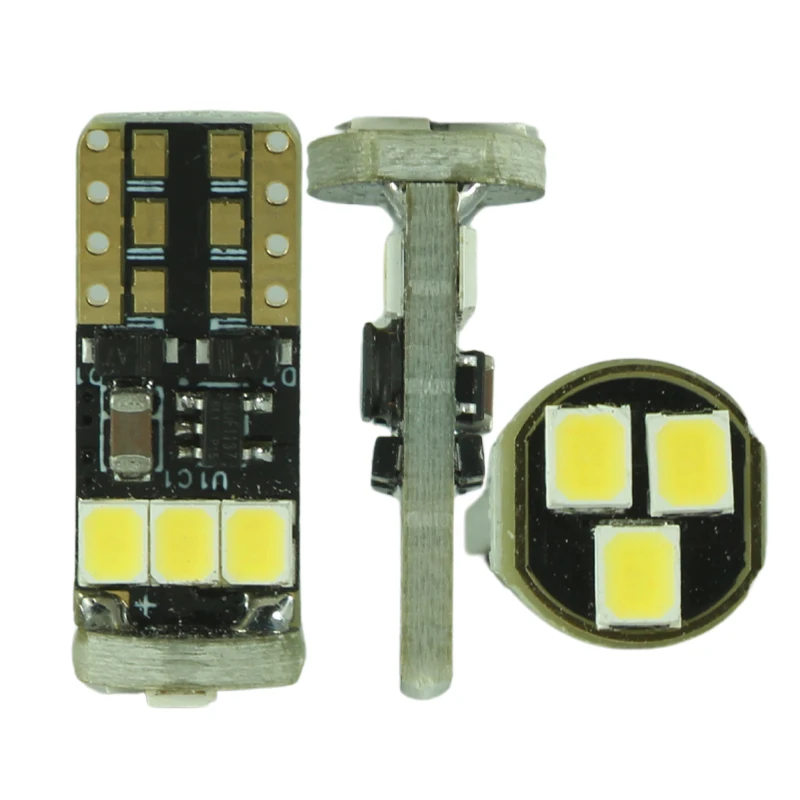 

10x Led Interior Light On Car T10 W5W 194 501 12v 24v 36v 48v Super 2W White Auto Instrument Clearance Lamp Reading Dome Bulb