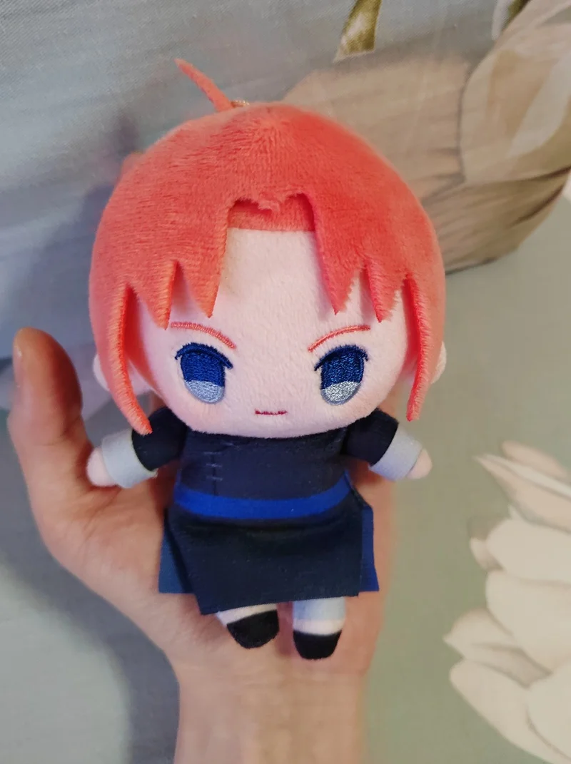 Anime Gintama Sakata Gintoki Shimura Shinpachi Kagura Hijikata Tou Shirou Okita Sougo Plush Doll Pendant Toys Mascot Fans Gift