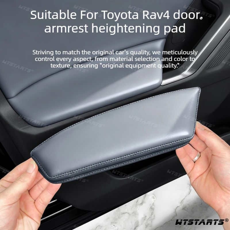 For Toyota Rav4 2026 Door handle protector armrest height pad Armrest height increasing cushion cover interior Accessories