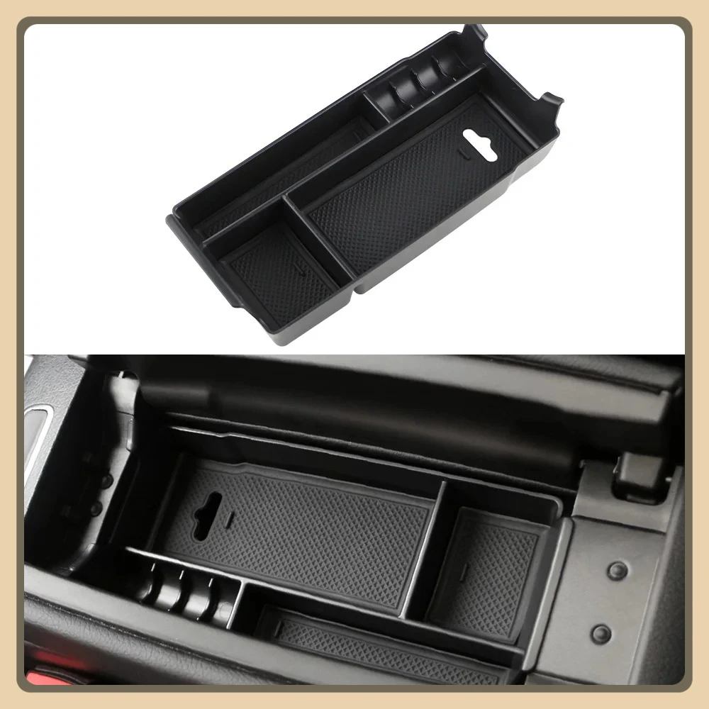 Caja de almacenamiento para reposabrazos Central Interior de coche, bandeja contenedor para Mercedes Benz GLB GLA CLA A B clase MB X247 H247 C118 W177 W247 AMG