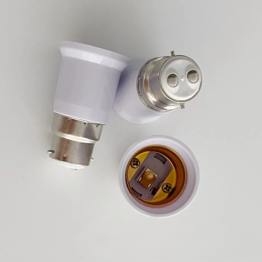 1pcs Welding-Free B22 To E27 Light Socket Adapter Bulbs Holders Lamp Sockets Converter Extended Lamp Bulb Conversion Holder image 6