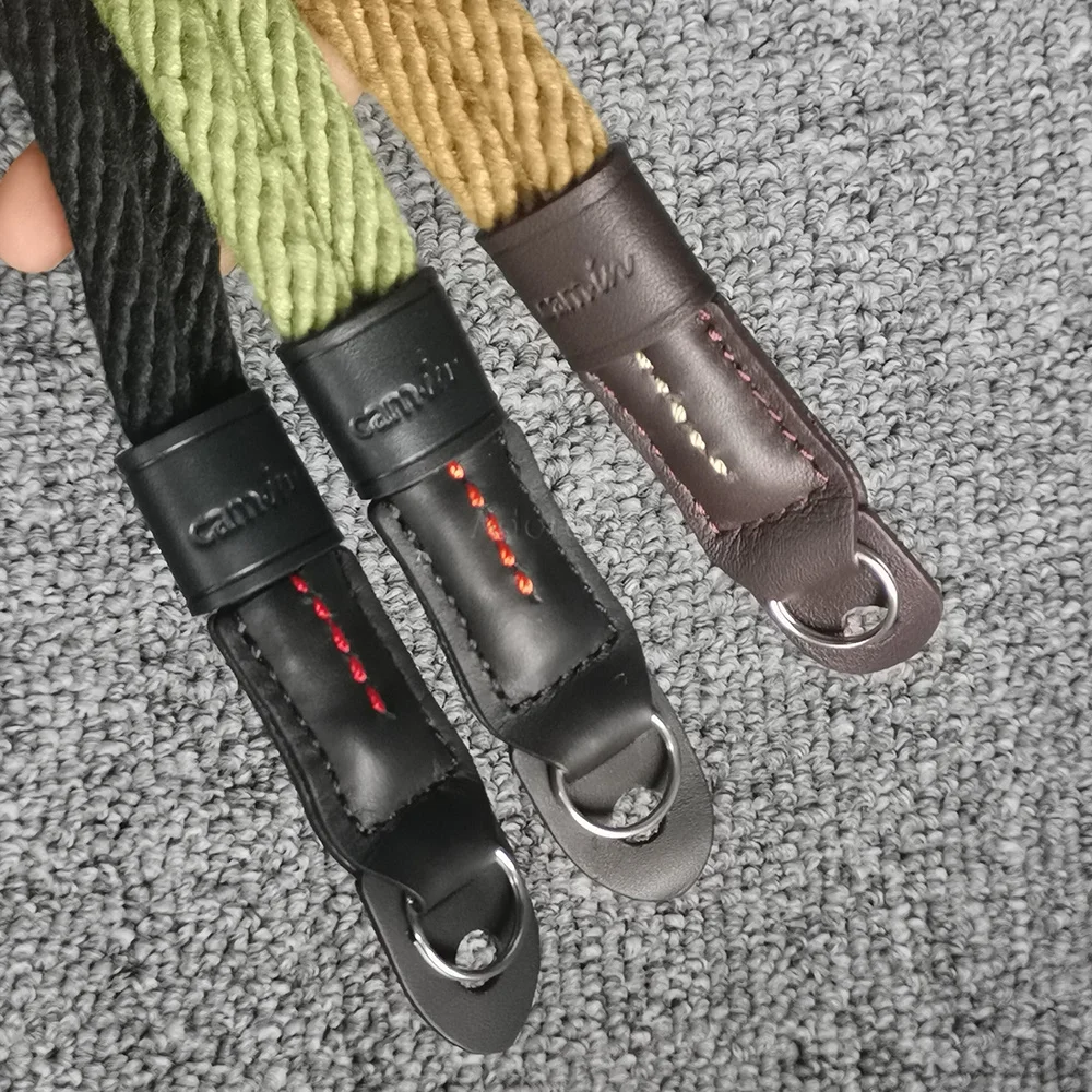 Cotton Camera Wrist Strap Quick Release Hand Belt for Fuji X100 Gr3 Nikon DSLR Mirrorless Camera Rope SLR