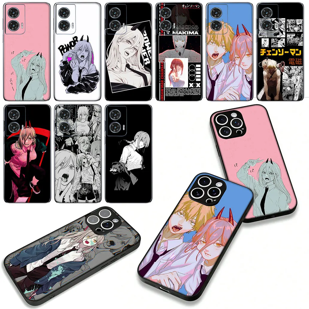 Tatsuki Fujimoto بالمنشار رجل جير أنيمي لموتورولا موتو E14 E15 G04 G05 G14 G15 G54 G24 Power G34 G35 G45 G55 G75 G84 G85 #4