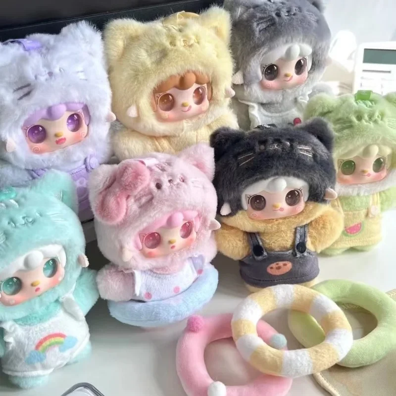 

Натуральная 10 см Yooki Kitten, летняя вечеринка, серия, виниловая слепая коробка, кукла, милый брелок для ключей, сумка, подвеска, украшение, сюрприз, подарок на день рождения