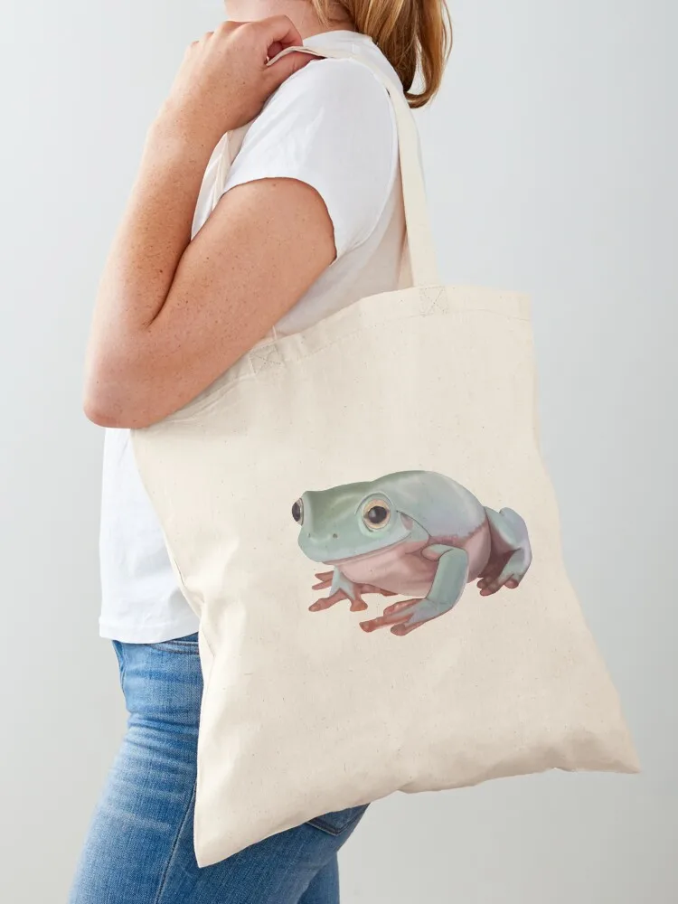 

Australian Green Tree Frog Tote Bag Gift bags tote bag custom Canvas bag for women canvas bags