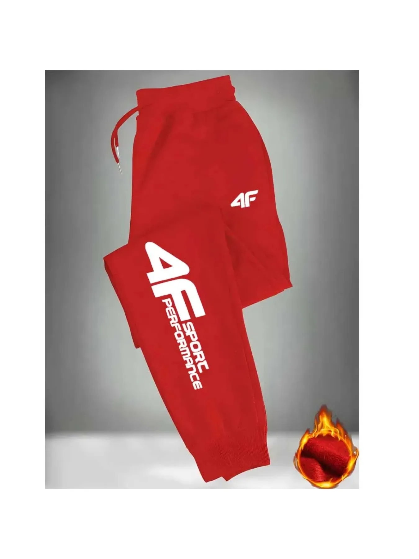 سراويل رياضية خفيفة الوزن ماركة 4F، سراويل رياضية مرنة غير رسمية، جيوب جانبية وأنماط حروف لافتة للنظر، سلسلة 2026 الجديدة #3