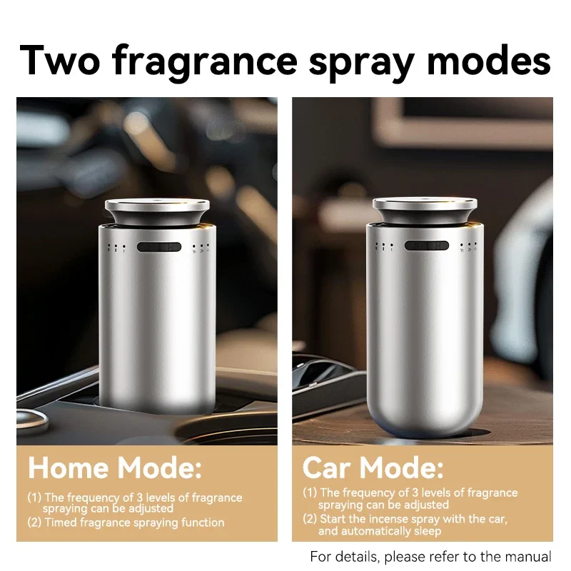 Smart Car Air Freshener Diffuser Fragrance Machine Waterless Essential Oil Aroma Diffuser Professional Scent Air Machine image 5