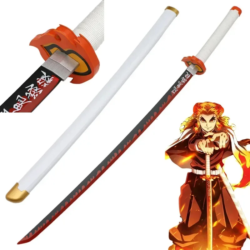 Demon slayer cosplay hagashi akihito 104cm arma katana kimetsu no yaiba anime 41 polegadas modelo espada