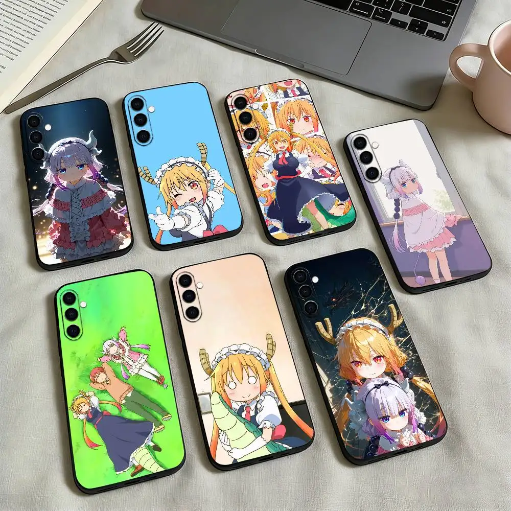 

Miss Kobayashi D-Dragon Maid Phone Case For Samsung Galaxy A73,A72,A71,A70,A53,A52,A51,Soft Silicone Black Cover