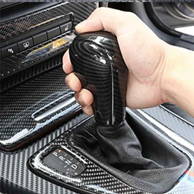 

Precisionn Car Shift Lever Knob Cover Trim Shift Head Protective Back Cover For BMW 3 Series 5 Series X3 X5 E60 E61 E83 E53