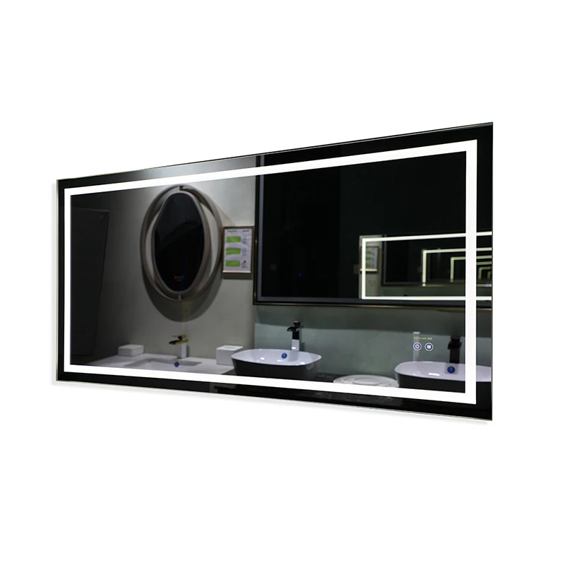 

Rectangle Wall Mirror Bathroom Vanity Smart Mirror Bathroom Lights Waterproof Led Modern Bath Mirrors