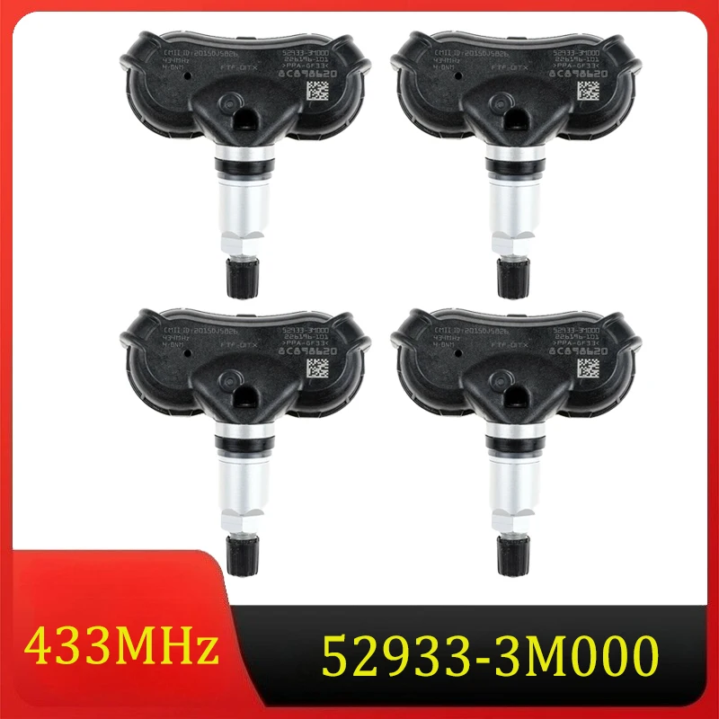 

Датчик давления в шинах TPMS 433 МГц для Kia Opirus Sportage Rio, Hyundai Equus Genesis ix35 Tucson 2009-2013, номер детали 52933-3M000