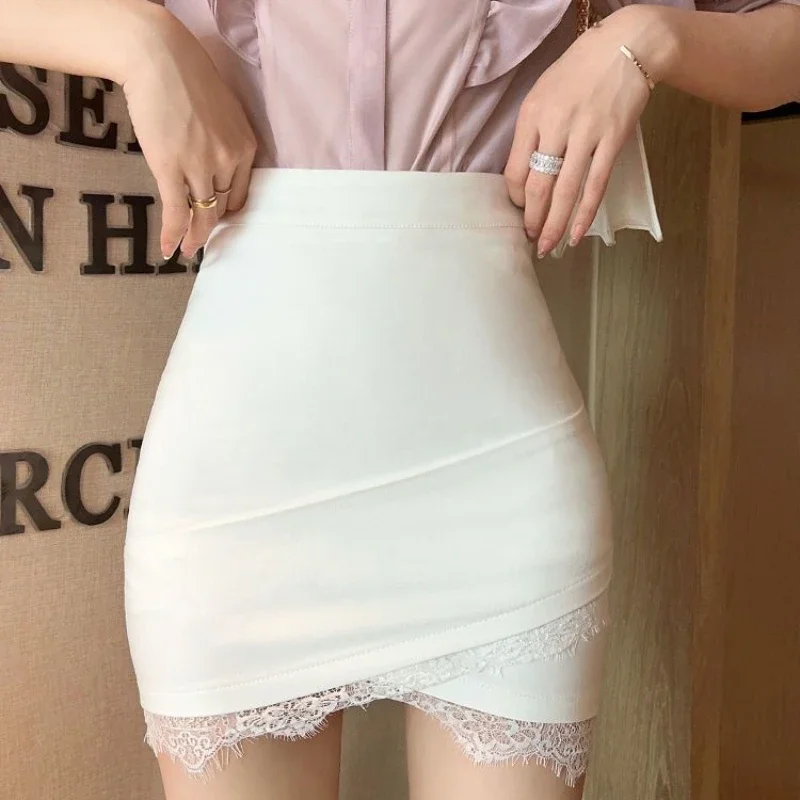 Midi Woman Skirt New In Patchwork Summer Skirts for Women 2024 Trend Cheap High Quality Aesthetic Luxury Elegant Clothing Sales