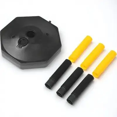 1 個衝突防止柱水充填可能安全警告杭可動式道路隔離バリア耐久性のあるプラスチック交通施設