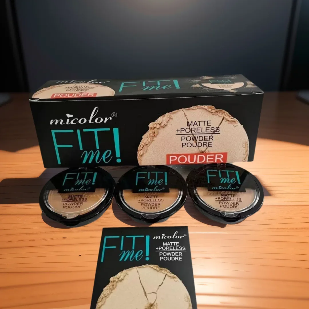 Micolor Fit Me-polvo mate sin poros, Control de aceite, maquillaje de larga duración, acabado Natural, polvo facial compacto, cuidado de la piel coreano