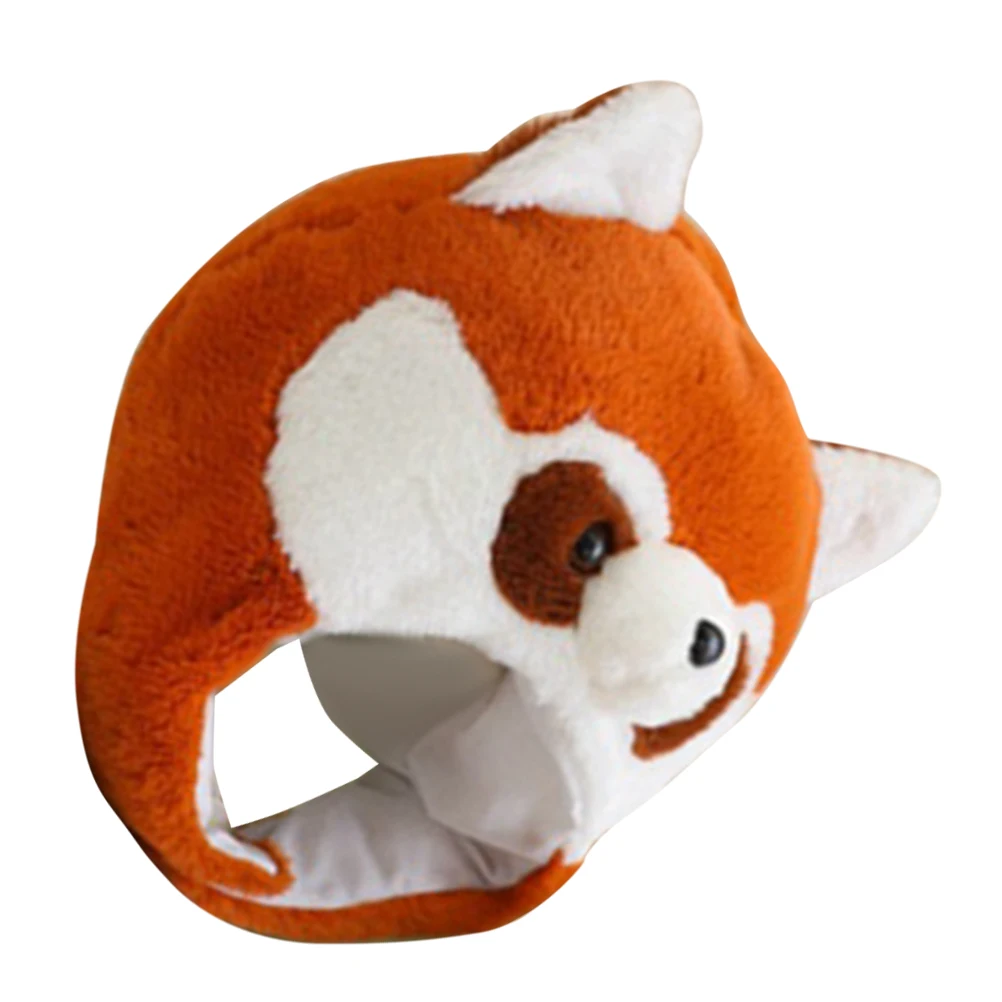 

Cute Raccoon Headgear Soft Warm Animal Hat for Party Cosplay Costume Photo Prop Festival Dress Up Animal Headgear