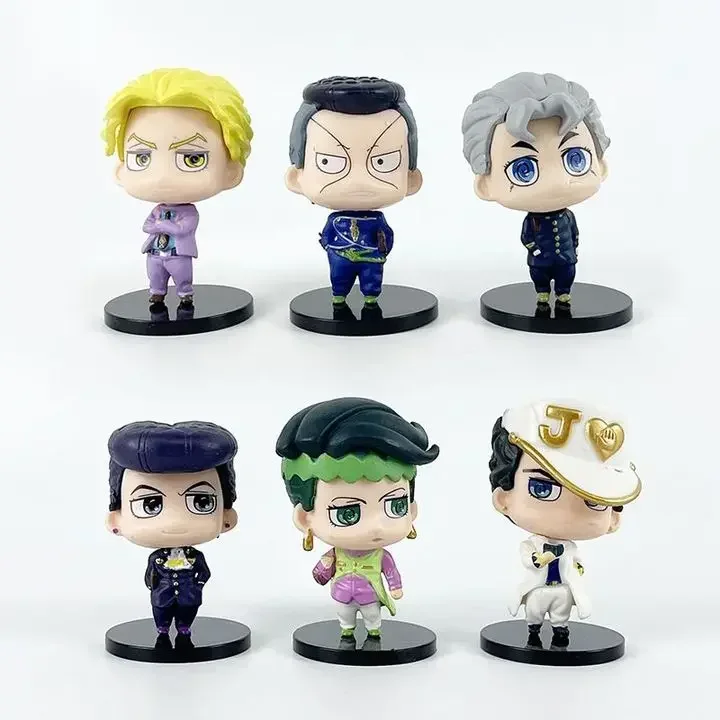 Hot Anime Products Kakyoin Noriaki Bruno Bucciarati Guido Mista Kujo Jotaro Delicate Model Computer Case Decoration Gift Kids