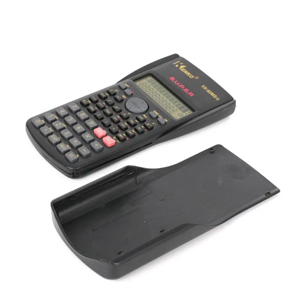 12 Digits Display Scientific Calculator Multifunctional Big Screen 240 Functions Calculator 2-Line Screen Portable