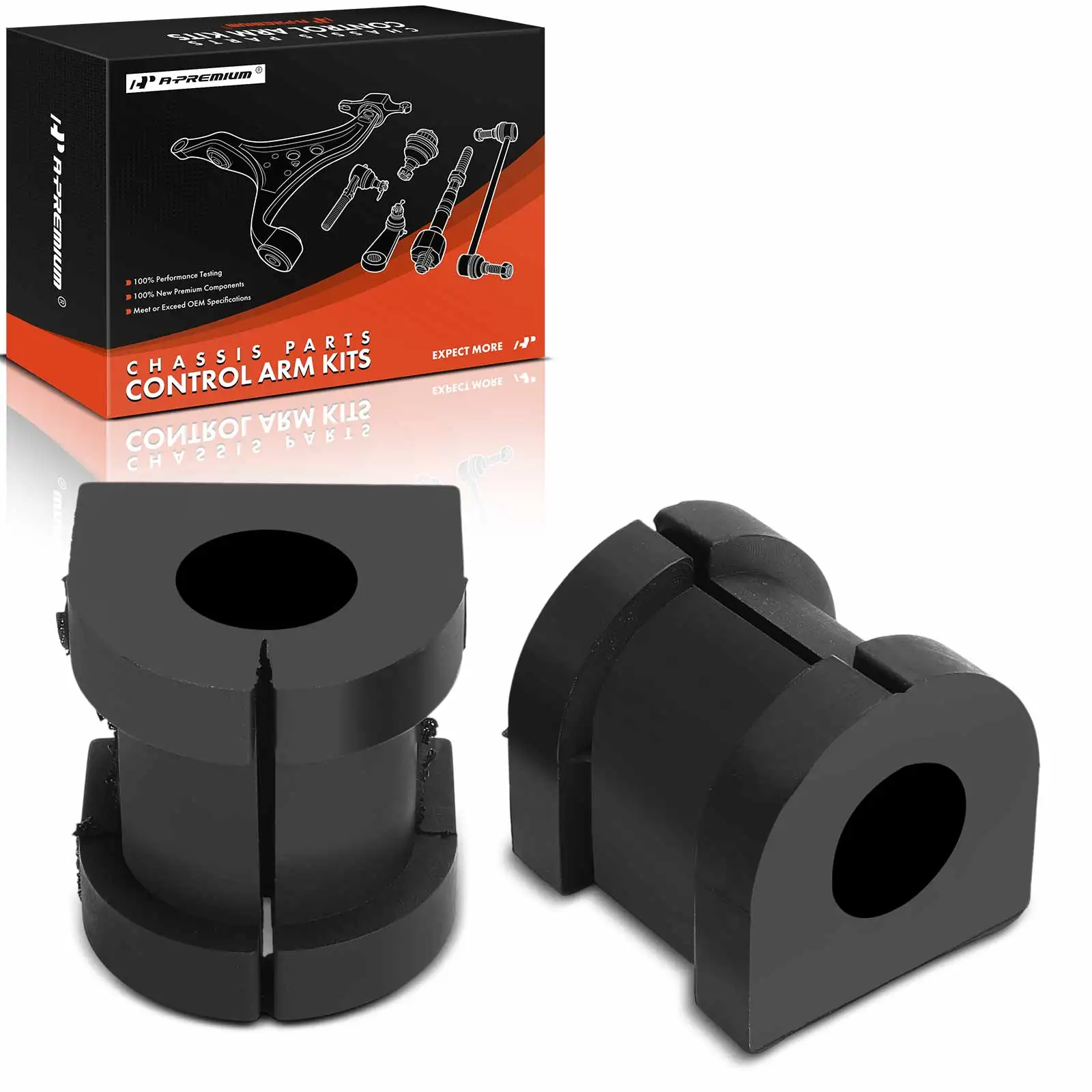 A-Premium 2x Rear Sway Bar Bushing for Mitsubishi Outlander 2007 2008 2009 2010 2011 2012 2013 L4 2.4L V6 3.0L 4156A028