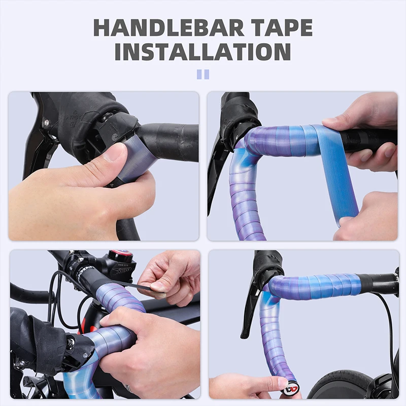 NEW MTB Road Cycling Handlebar Tape 2.8MM Thickened TPU EVA Anti-slip Wear-resistant Shockproof Grip Strap Bike Accessories