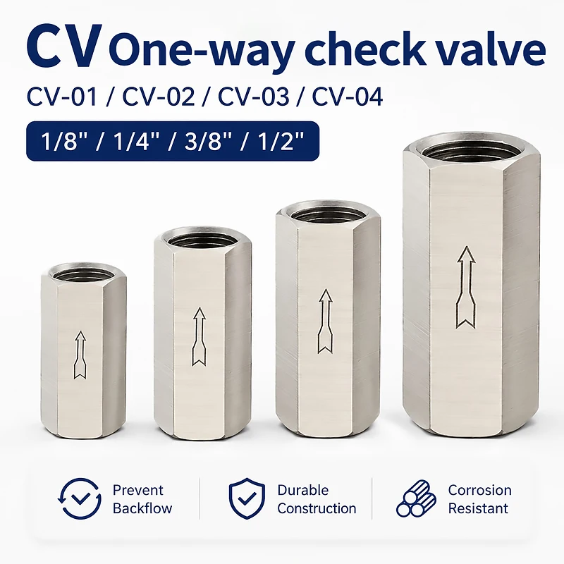1-unidade-valvula-de-retencao-pneumatica-de-rosca-femea-em-aco-inoxidavel-cv-1-8-1-4-3-8-1-2-em-linha-para-ar-Agua-e-fluidos