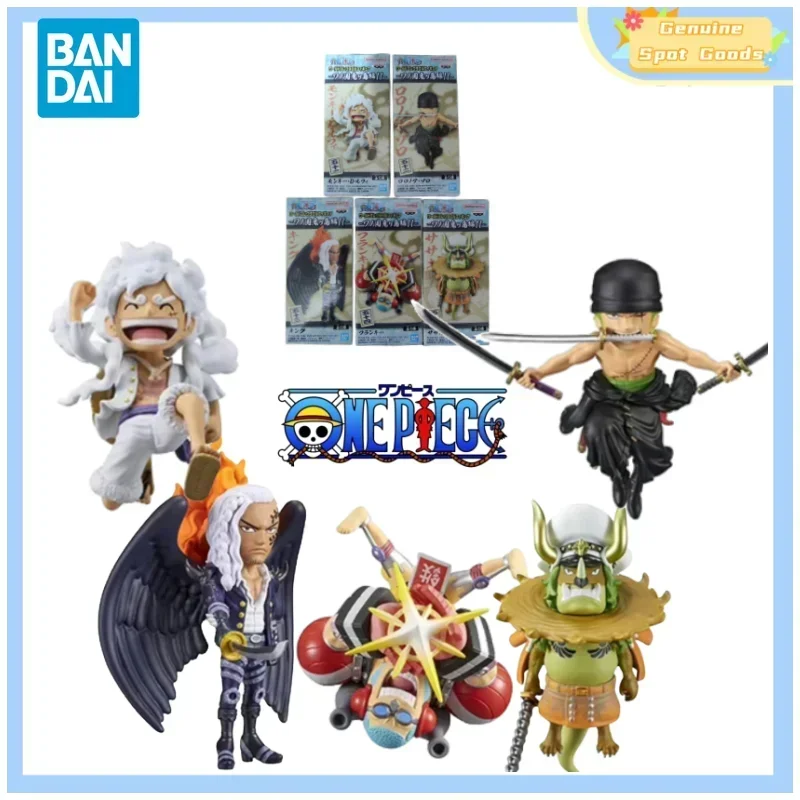 

Genuine Bandai ONE PIECE WCF Wano Country The Island of Ghosts Vol11 Nika Luffy Anime Action Model Figure Toys Gift for Children