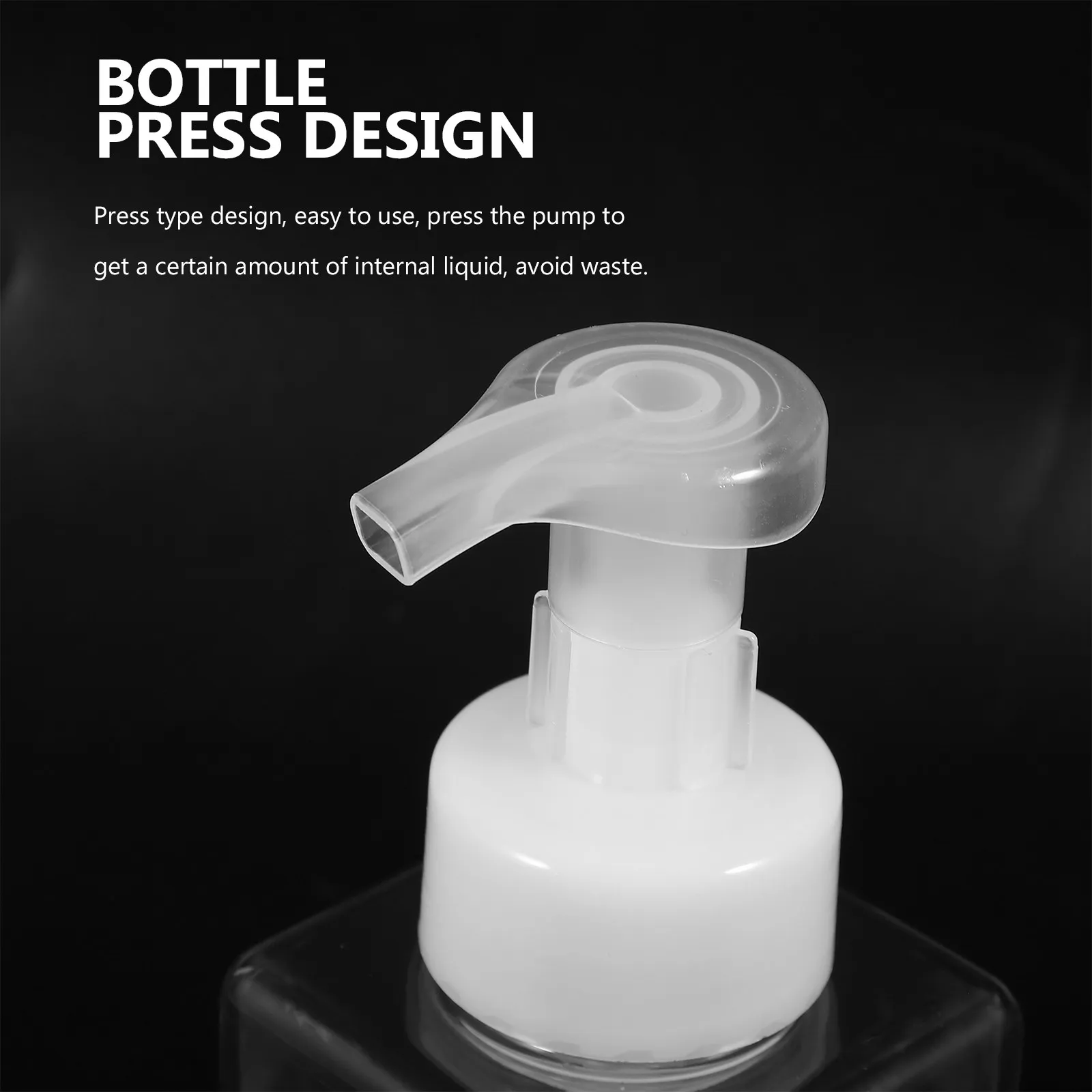 

5Pcs Plastic Pump Bottles Clear Square Empty Refillable Lotion Shampoo Soap Pump Dispenser Bottles for Home Bathroom Shower Use