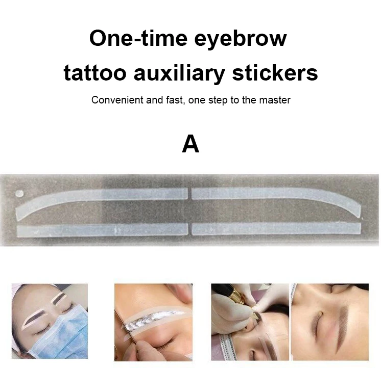 눈썹 메이크업 보조기 초보자 보조기, 완벽한 눈썹 모양을 그리는 데 도움, 사용하기 쉽고 안전한 소재, 1 개, 3 개, 5 개