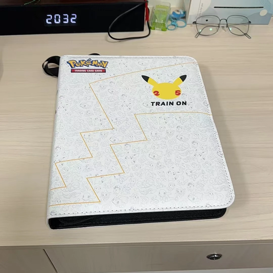 Pokemon Card Album Binder 4/9 Pocket 400/900 Pockets Gengar Anniversary Edition Trading Cards Holder Collection Storage Folder view 5