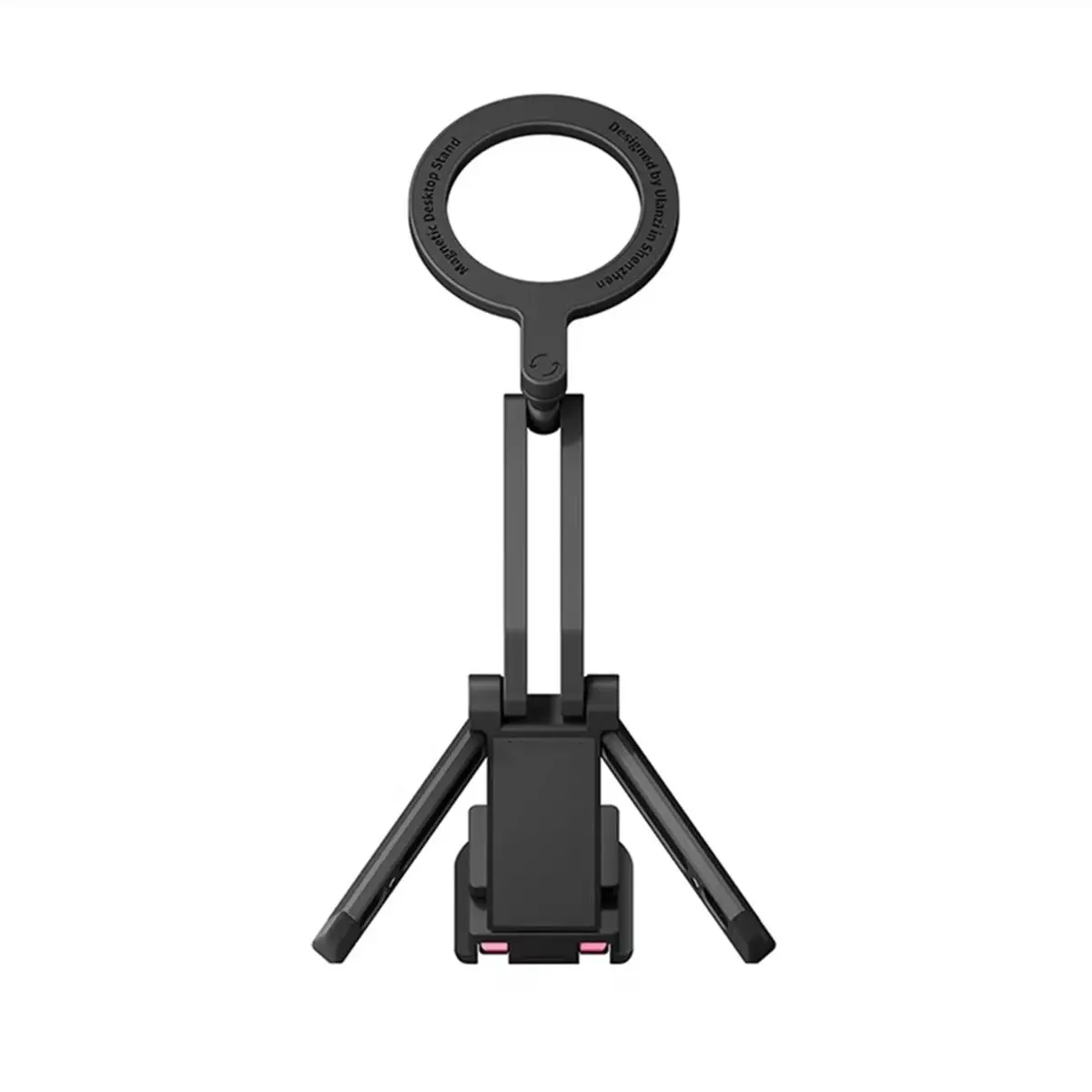 MA90 Versatile Magnetic Phone Stand Dual-Sided Magnetic Snap Hidden Hook Mode Tripod Outdoor Photograph Holder
