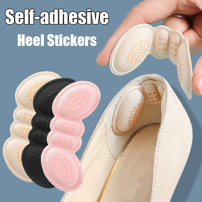 5 Pairs High Heel Insoles Women Adjustable Heel Stickers Shoe Pads Adhesive Back Cushions Patch Pain Relief Foot Care Insoles