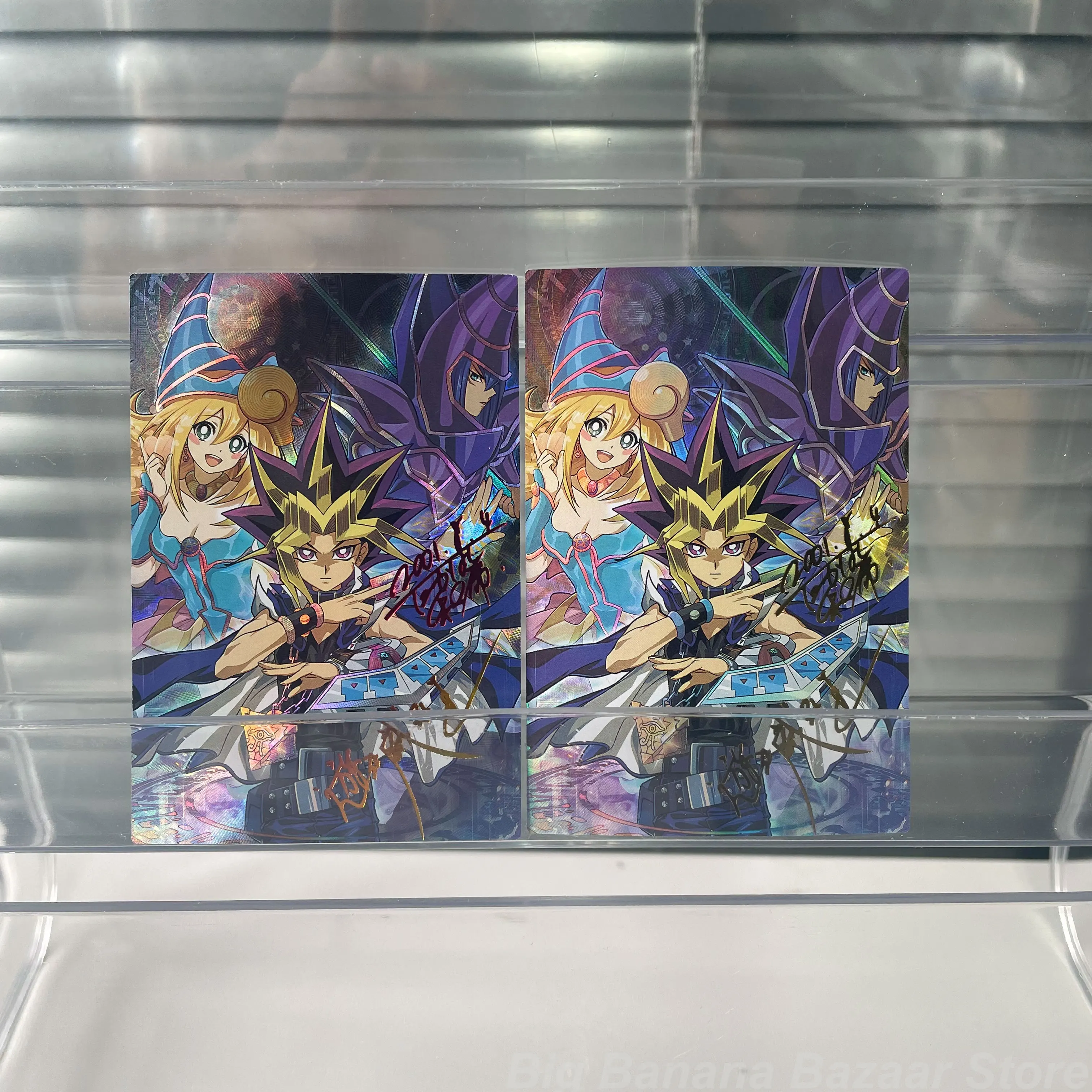 

Cartoon Animation Yu-gi-oh! DIY Homemade Collection Flash Card Black Magician Girl Yugi Muto Christmas Children Birthday Gift