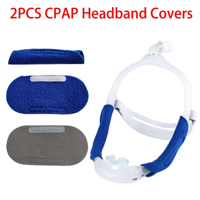 

2PCS For CPAP Headband Cover Mask Covers Face Suede Face Pad Sleep Mask Cushion Soft Mask Accessories For Face Pressure Relief