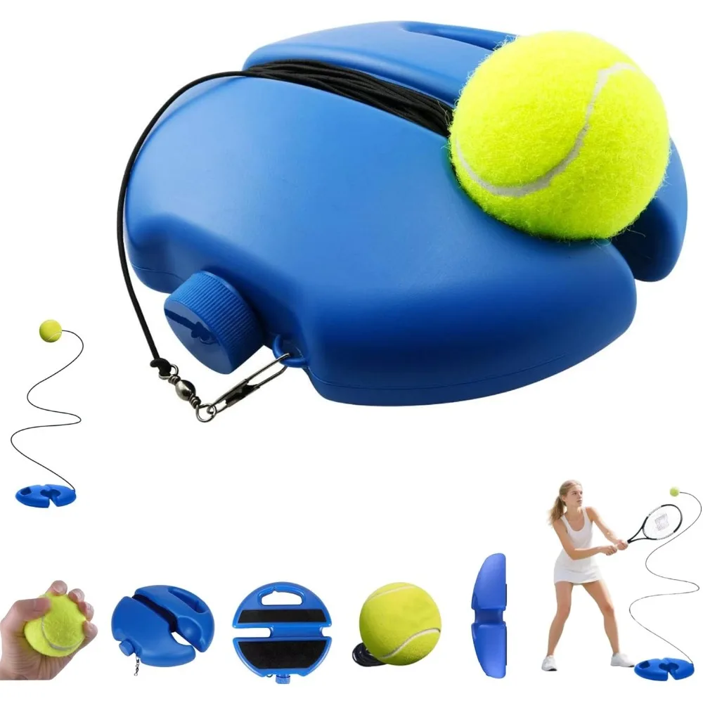 Tennis Ball Training Baseboard, Tennis Trainer Equipment Set, Tennis Trainer Ball with String, Tennis Trainer Rebound Ball