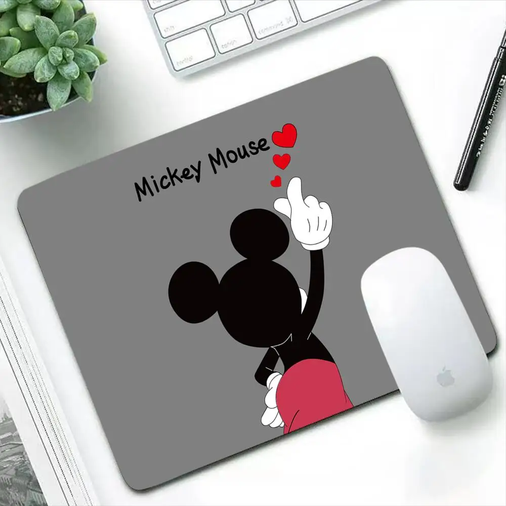 Disney mickey minnie mouse Durable Mouse Pad Anime Computer Desk Mat Accessories Mousepad Gaming Pc Gamer Keyboard Small Pads