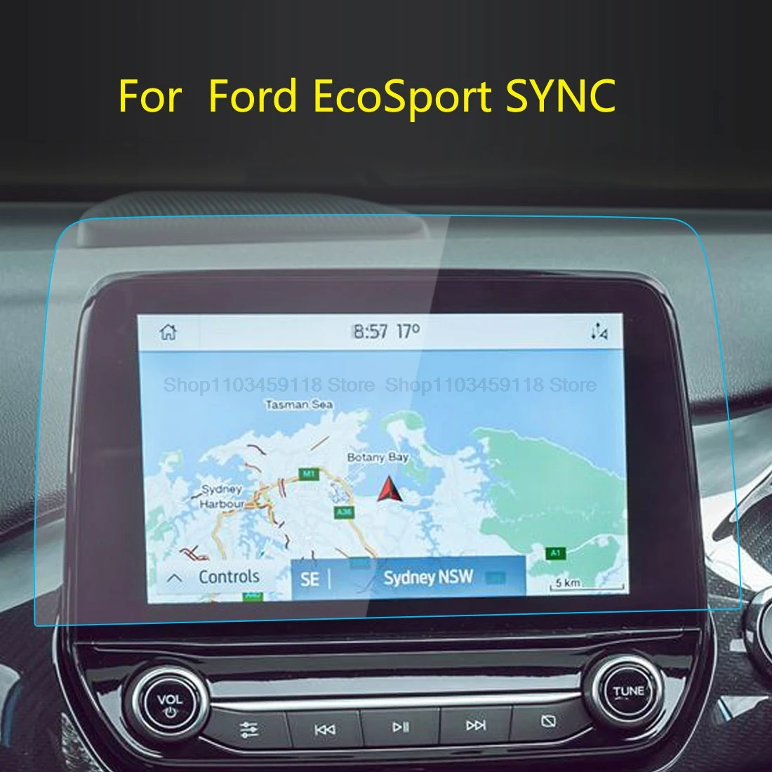

Защитная пленка из закаленного стекла для Ford EcoSport SYNC 3, система Infotainment 2018 2019 2020, 8-дюймовая GPS-навигация с защитой от царапин