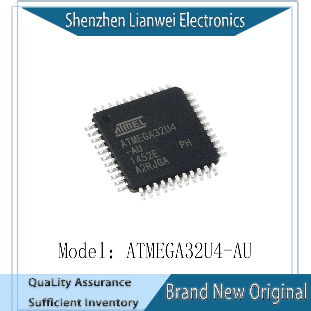 

(5 Piece) 100% New Original ATMEGA32U4-AU ATMEGA32U4 IC MCU Chipset TQFP-44