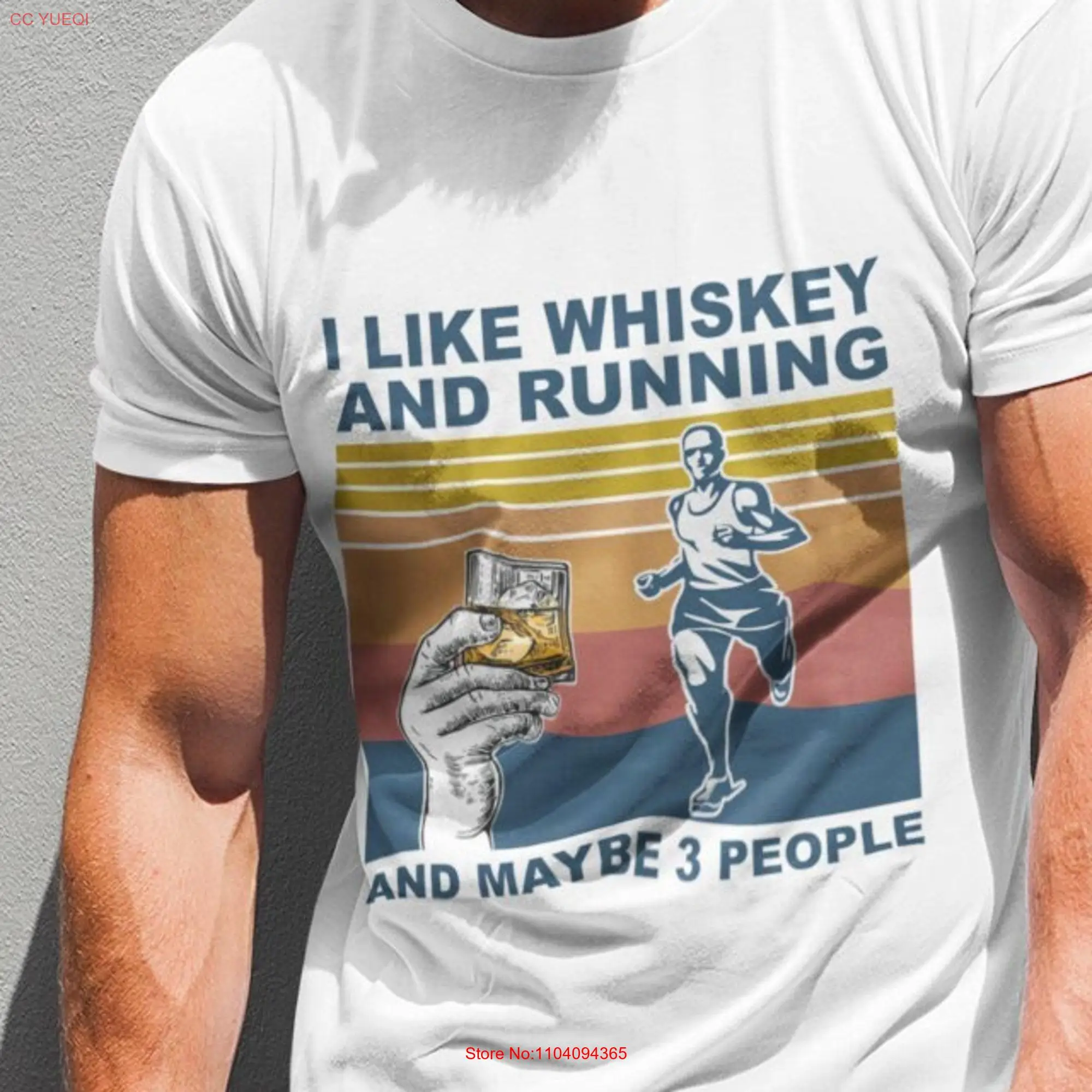 Running on Whiskey Fueling the Passion for Fitness and Fine Spirits with I Like Maybe 3 People T Shirt