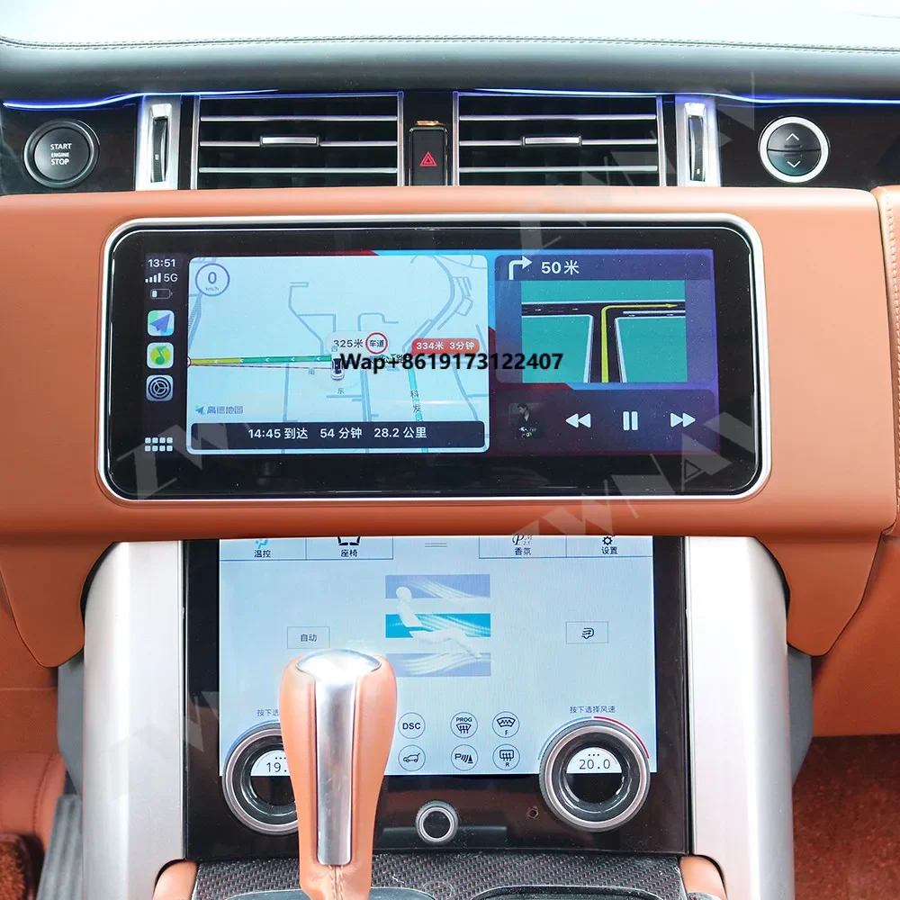 ZWNAV 12.3 Inch Carplay Range Rover 2005-2012 Dashboard Car Radio Navigation Multimedia Video Player Android 13 2DIN Stereo