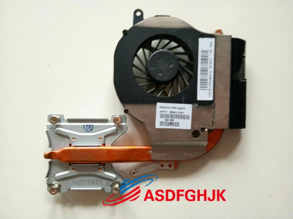 Original FOR HP G72 CPU Fan with Heatsink 606014-001 100% Perfect Work