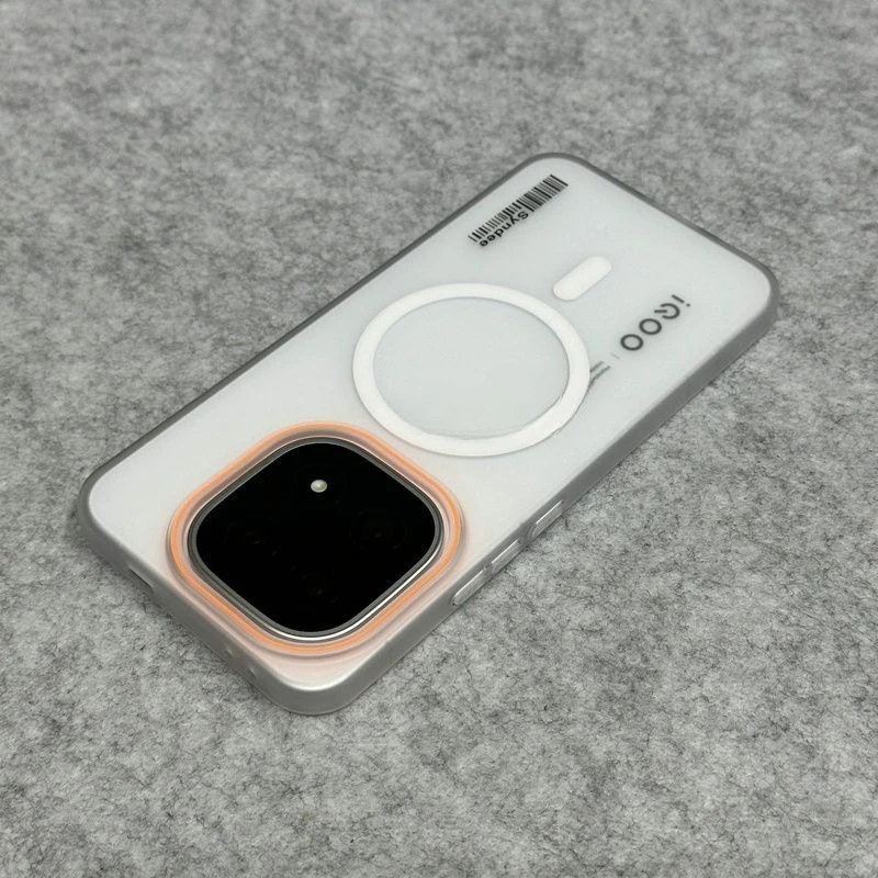 

Case For IQOO 15 13 12 Pro Magnetic Frosted Transparent Lens Protector PC Cover For IQOO 15 13 12 Pro Shockproof Bumper Funda