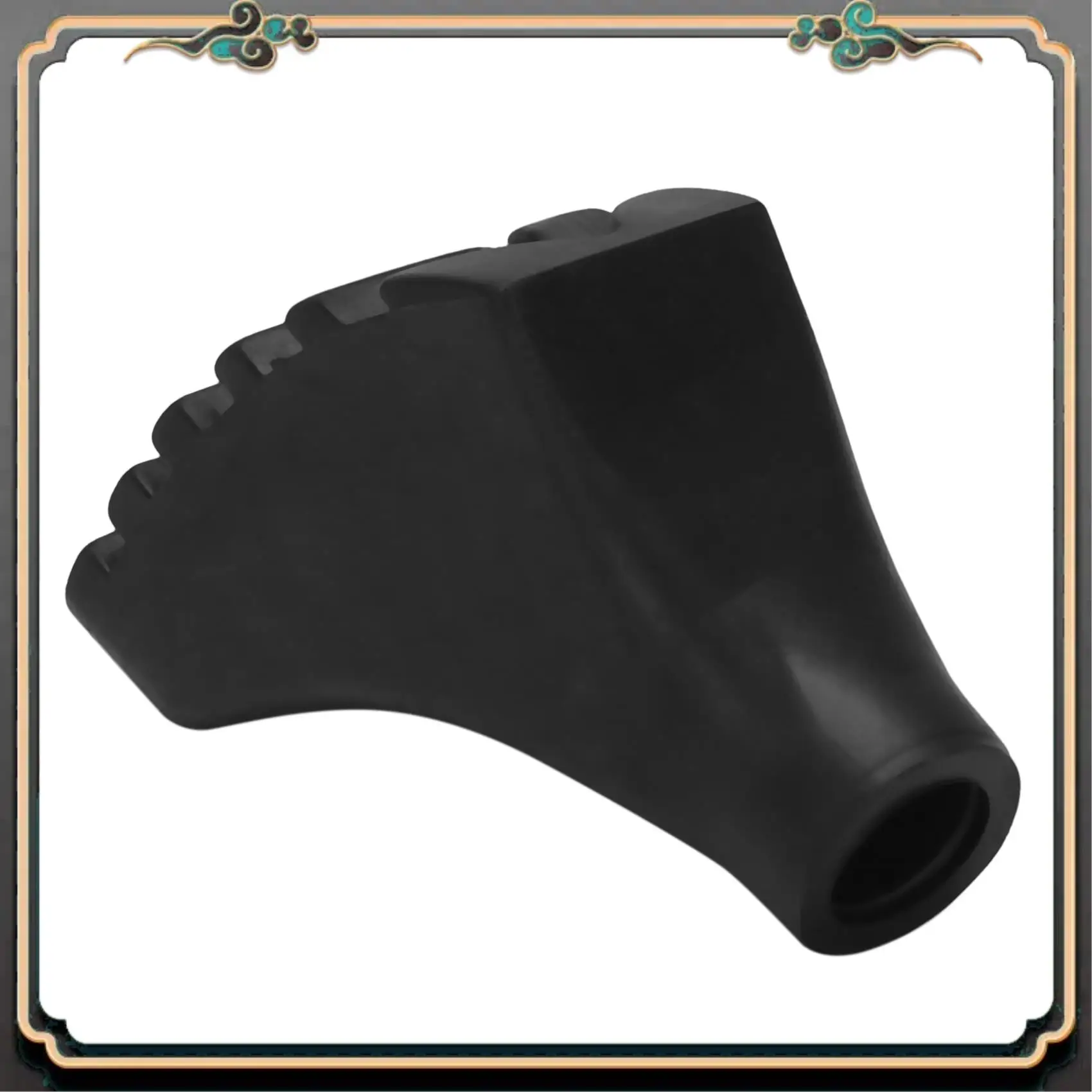 

B11A-12 Pack Of Extra Durable Rubber Replacement Tips (Replacement Feet/Caps) For Trekking Poles - Fits All Standard Hiking