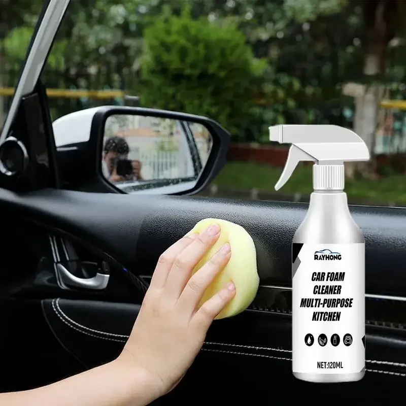 Car Foam Cleaner Spray Car Interior Leather Refurbishment Seat Spray Foam Cleaner Multifunctional Foam Cleaner For Auto Supplies