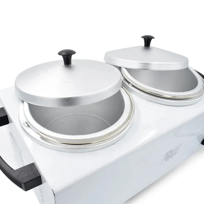 YTYIN Doble Wax Warmer آلة إزالة الشعر آلة إزالة الشعر 2 وعاء سخان لبارافين وشمع مزيل الشعر