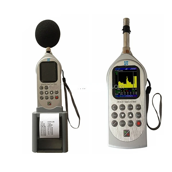 AWA6228+ Decibel Meter Sound Pressure Level Reader (SPL) 20-142dBA Range 1.5 Year Noise Volume Measuring Monitoring Instrument