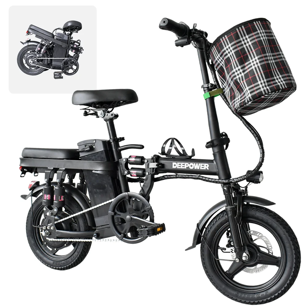 AliExpress UK ZPW Electric Bike K306 400W 48V 15AH 20 mph 14 Inch Adults Folding Electric Bicycle Urban Commuting