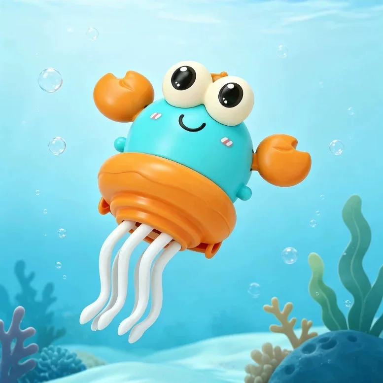 Kids Electronic Pet Toys Electric Dancing Crab Baby Crawling Toys Toddler Interactive Toys Tummy Time Gifts Stress-Relief Toy view 3