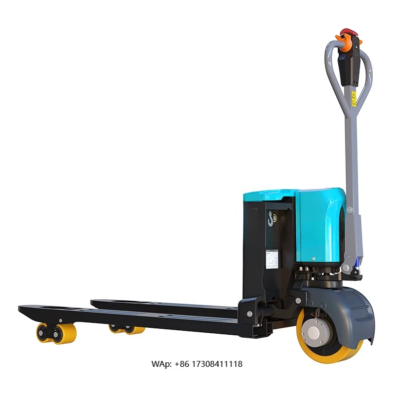 

1.5 Ton Small Manual Forklift Full Electric Hand Pallet Truck Hydraulic Pallet Truck 2 Ton Ground Bull Trailer Loader