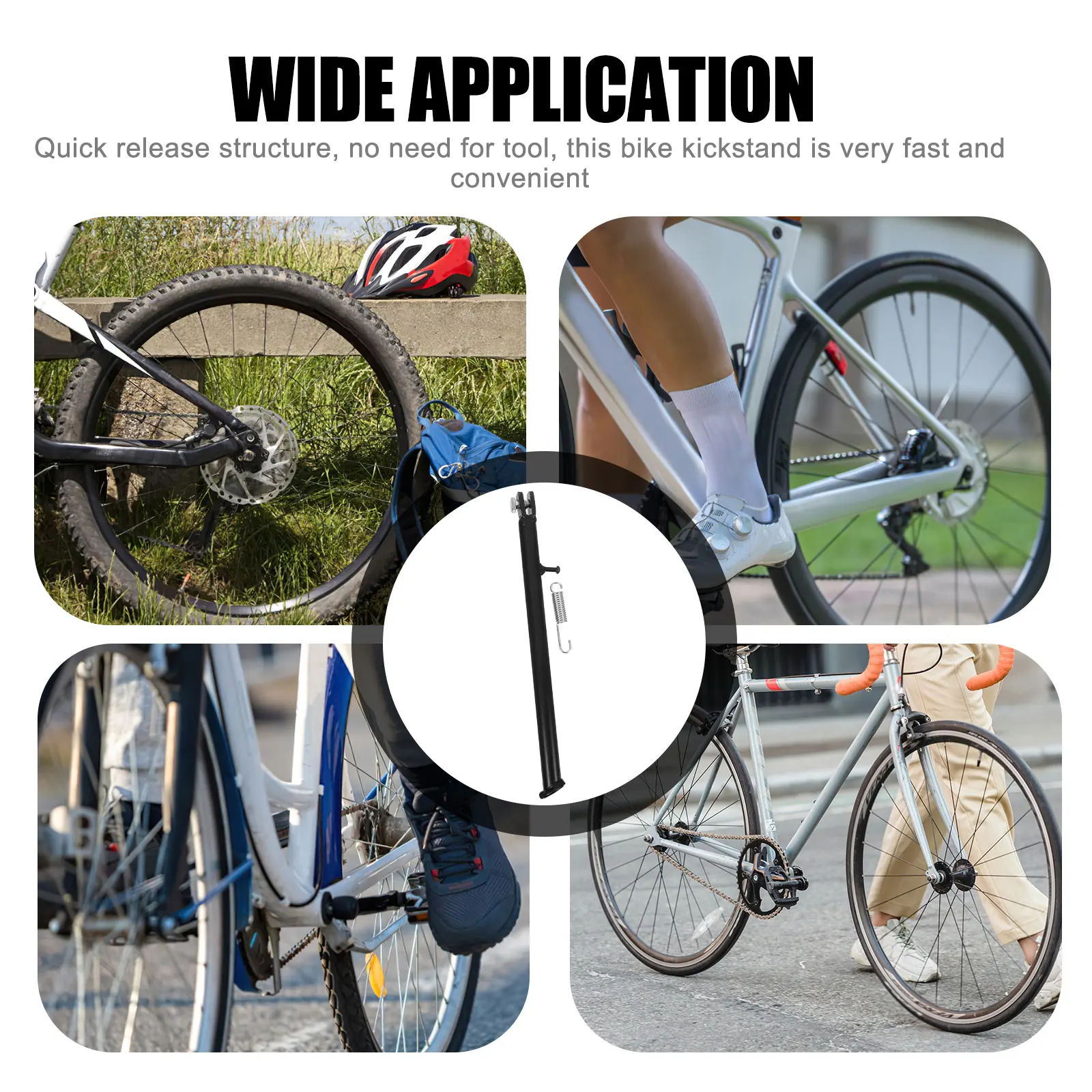 

Durable Motorcycle Kickstand For 50Cc 300Cc Crf Klx Bbr High Race Performance Foot Support Ladder Stand Side Stand Scooter Parts